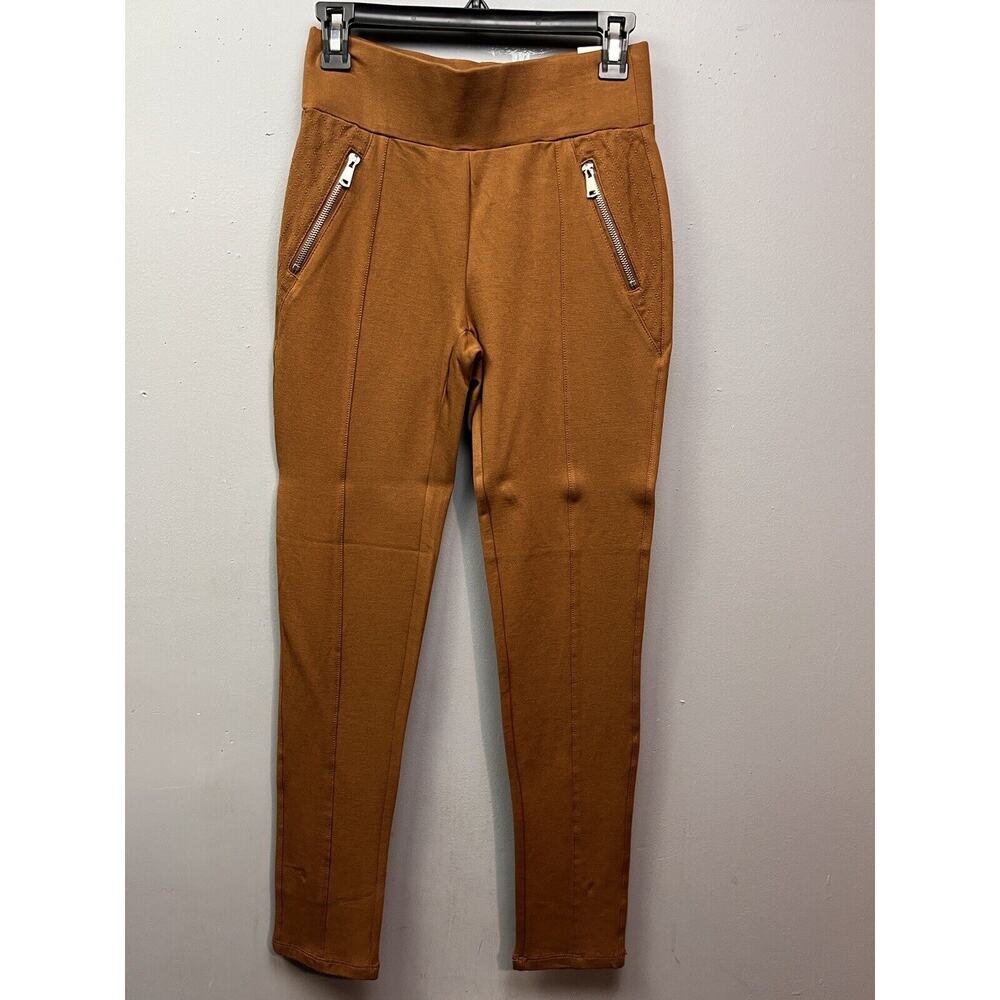 Joyous City Los Angeles Pants Womens Small Camel‎ High Rise Pull On Skinny NEW